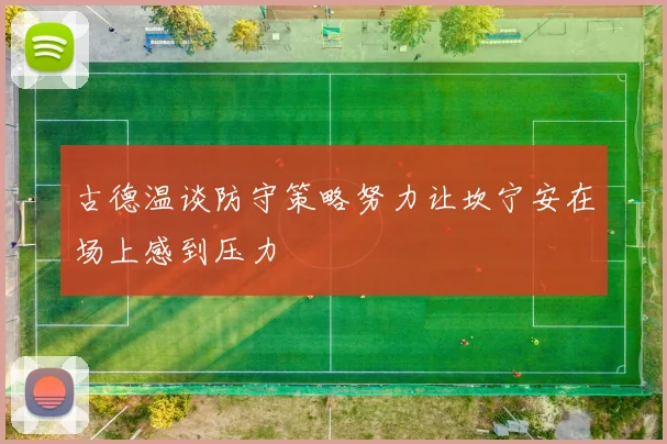 古德温谈防守策略努力让坎宁安在场上感到压力