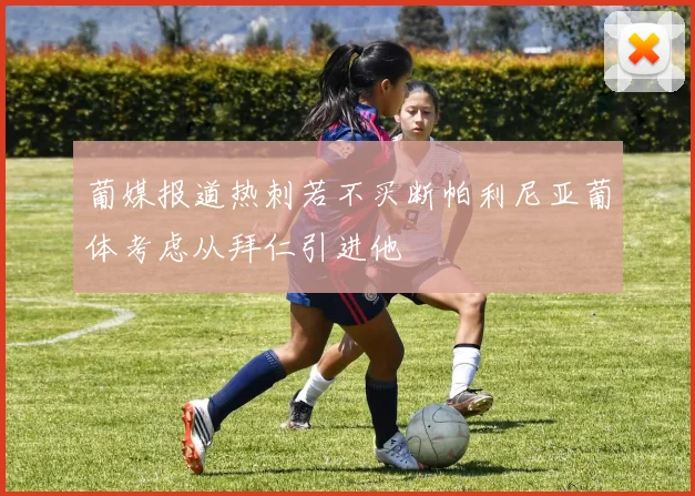 葡媒报道热刺若不买断帕利尼亚葡体考虑从拜仁引进他